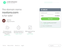 Tablet Screenshot of nextore.com