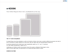 Tablet Screenshot of ekiosk24.nextore.pl